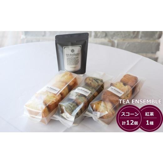 ふるさと納税 紅茶 茶葉・ティーバッグ 新潟県 柏崎市 冷凍発送 TEA ENSEMBLE 地場産品スコーン 3種(計12個入)・紅茶 1種 セット