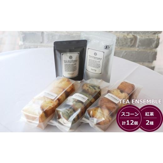 ふるさと納税 紅茶 茶葉・ティーバッグ 新潟県 柏崎市 冷凍発送 TEA ENSEMBLE 地場産品スコーン 3種(計12個入)・紅茶 2種 セット