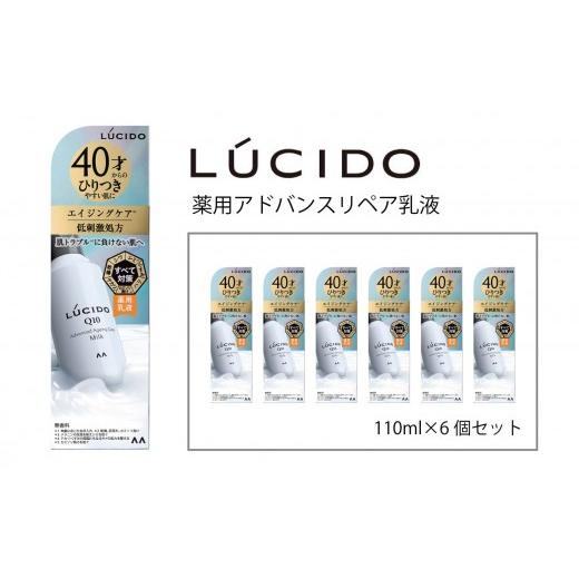ふるさと納税 美容 乳液 兵庫県 福崎町 マンダム ルシード 薬用 アドバンスドリペア乳液 6個セット MA-79B LUCIDO 男性化粧品 6個