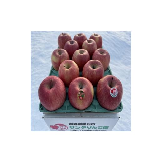 ふるさと納税 りんご 青森県 黒石市 蔵出し春りんご 葉とらずサンふじ 小玉 約3キロ(13個前後入) 実が硬めで食感良好 1721055