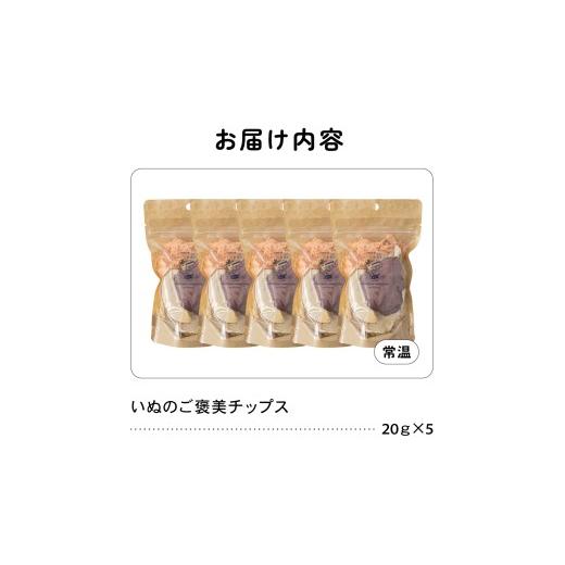 ふるさと納税 雑貨・日用品 北海道 留萌市  3ヵ月定期便 いぬのご褒美チップス20g×5袋 ペットフード 犬 無添加 ペットフード 犬 無添加 おやつ 美味しい ご褒…の画像