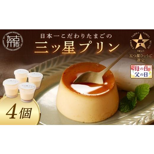 ふるさと納税 菓子 プリン 兵庫県 加古川市 ＼母の日/ 五つ星ひょうご認定 日本一こだわりたまごの三ツ星プリン(125g×4個)[ プリン 三ツ星プリン こだわり…