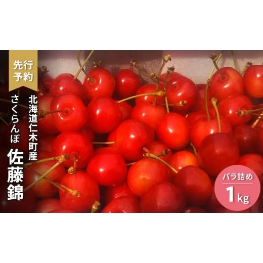 ふるさと納税 果物類 さくらんぼ 北海道 仁木町 先行受付 さくらんぼ 佐藤錦 バラ詰め1kg サクランボ チェリー フルーツ 果物 果物類 ギフト 贈答品 北海道 仁…