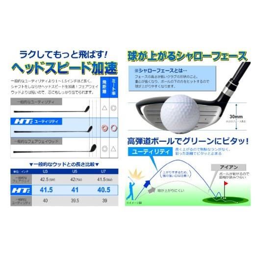 ふるさと納税 ゴルフグッズ クラブ 大阪府 東大阪市 LAROUGE（ラルージュ） HT2ユーティリティ FD-60：標準シャフト 番手U７ シャフト硬さS（硬め） 番手U７ …_5