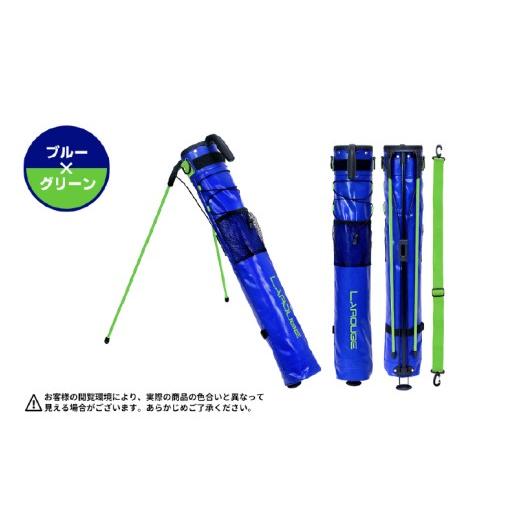 ふるさと納税 ゴルフグッズ バッグ・ケース 大阪府 東大阪市 LAROUGE(ラルージュ) ターポリン スタンドクラブケース カラー:ブルー×グリーン カラー:ブ…