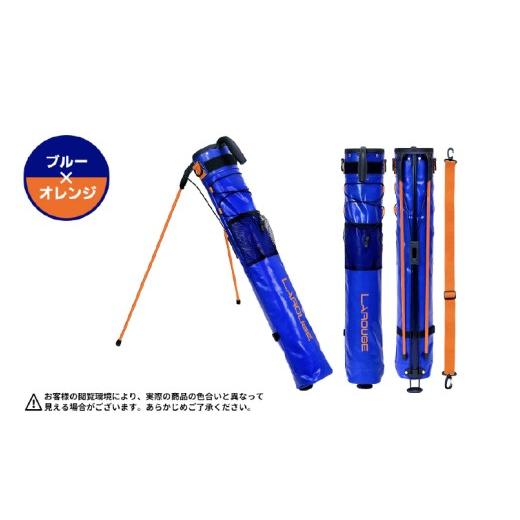ふるさと納税 ゴルフグッズ バッグ・ケース 大阪府 東大阪市 LAROUGE(ラルージュ) ターポリン スタンドクラブケース カラー:ブルー×オレンジ カラー:ブ…