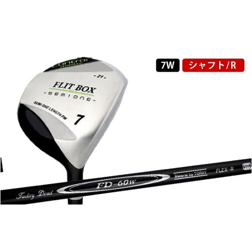 ふるさと納税 ゴルフグッズ クラブ 大阪府 東大阪市 FLIT-BOX SEMIONE（フリットボックスセミワン） フェアウェイウッド FD-60：標準シャフト 番手:7W シャフ…_1