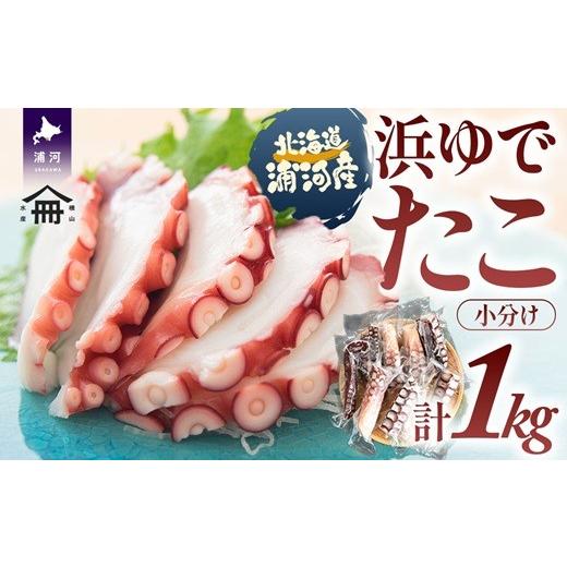 ふるさと納税 タコ 北海道 浦河町 北海道浦河町産 浜ゆでたこ 合計1kg