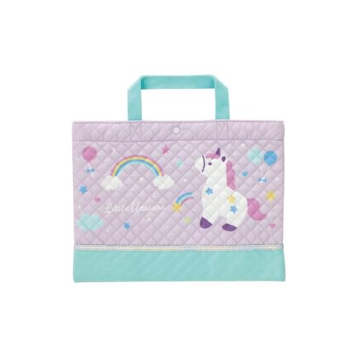 ふるさと納税 カバン 手提げ 奈良県 奈良市 レッスンバッグ KBL1 リトルユニコーン ユニコーン柄 メルヘン 女の子 女子 通園かばん レッスンバッグ おでかけ …