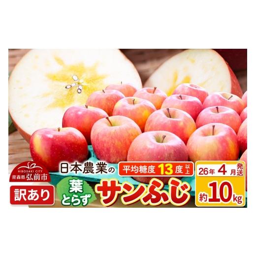 ふるさと納税 りんご 青森県 弘前市 26年4月クール便発送 りんご 平均糖度13度以上 葉とらず サンふじ 約10kg 訳あり CA貯蔵 青森 果物 フルーツ 林檎 リンゴ…
