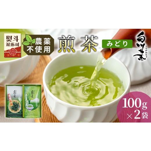 ふるさと納税 お茶類 緑茶(茶葉・ティーバッグ) 岐阜県 東白川村 農薬不使用 煎茶 ギフト NO.34(みどり100g×2 計200g) 常磐園 みどり こうぎょく 日本茶 …