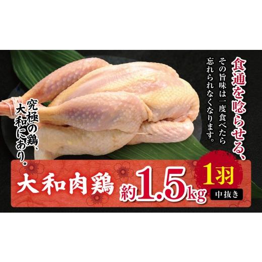 ふるさと納税 鶏肉 奈良県 大淀町 AM11 大和肉鶏 中抜き 約1.5kg 1羽 | 大和かしわ 鶏 肉 にく かしわ 鶏肉 とり 奈良県 大淀町