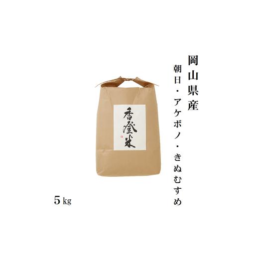 ふるさと納税 米 きぬむすめ 岡山県 和気町 お米 精米 白米|5kg|きぬむすめ 朝日 アケボノ|岡山県産 送料無料