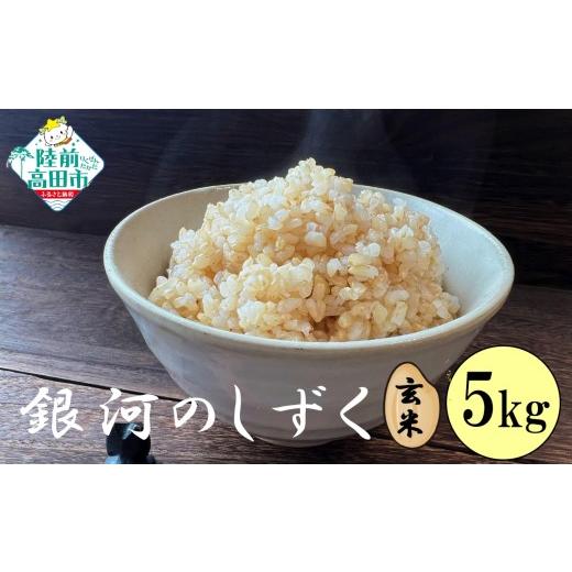 ふるさと納税 玄米 岩手県 陸前高田市 2ヶ月定期便 令和7年産 玄米 5kg×2ヶ月お届け 品種:銀河のしずく 米 お米 ライス 岩手県 オリジナル ブランド米 お弁…