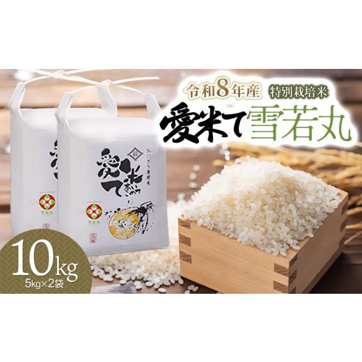 ふるさと納税 米 山形県 鶴岡市 令和8年産先行予約 特別栽培米 雪若丸 精米 10kg(5kg×2袋) 山形県鶴岡市産 愛米て | 米 こめ コメ 10キロ ゆきわかま…