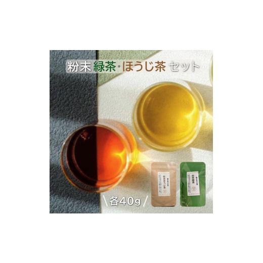ふるさと納税 お茶類 鹿児島県 西之表市 たねがしまる4000 粉末 茶セット(緑茶・ほうじ茶) NFN947 100pt // オーガニック 農薬不使用 一番茶 自園自製 手…