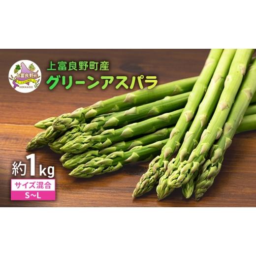 ふるさと納税 野菜類 アスパラガス 北海道 上富良野町 上富良野産 訳あり グリーンアスパラ サイズ混合 約1kg ( 一色商店 アスパラ 野菜 アスパラガス 北海道 …