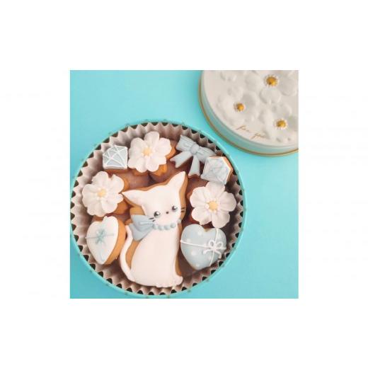 ふるさと納税 焼菓子・チョコレート クッキー 大阪府 堺市 猫のブーケ缶