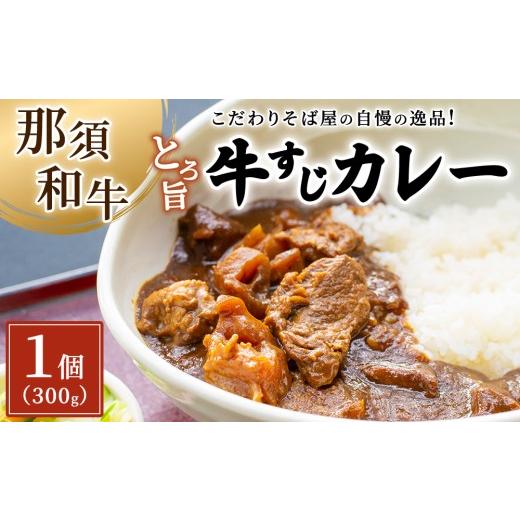 ふるさと納税 牛肉 カレー・シチュー 栃木県 那須町 こだわりそば屋のとろ旨 那須和牛 牛すじカレー 300g×1個〔P-442〕 | カレー 冷凍 そば屋のカレー 牛すじ…