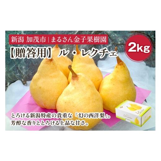 ふるさと納税 梨 新潟県 加茂市 2026年先行予約 贈答用 ル・レクチェ 2kg(5〜7玉)[12月上旬から順次発送] 果物 梨 洋梨 西洋梨 フルーツ 冬の味覚 デザー…