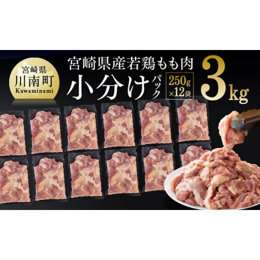 ふるさと納税 鶏肉 モモ 宮崎県 川南町 令和8年6月発送 便利な小分けパック 宮崎県産 若鶏 もも肉 小分け パック 250g×12袋 計3.0kg 鶏 肉 鶏肉 国産 モモ …