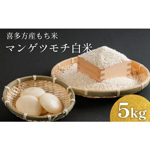 ふるさと納税 米・パン もち米 福島県 喜多方市 マンゲツモチ白米(もち米)5kg