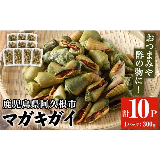 ふるさと納税 魚貝類 鹿児島県 阿久根市 マガキガイ(300g×10パック) 国産 鹿児島県産 阿久根市産 魚介 魚貝 海産物 水産加工品 キケみな チャンバラガイ セッ…