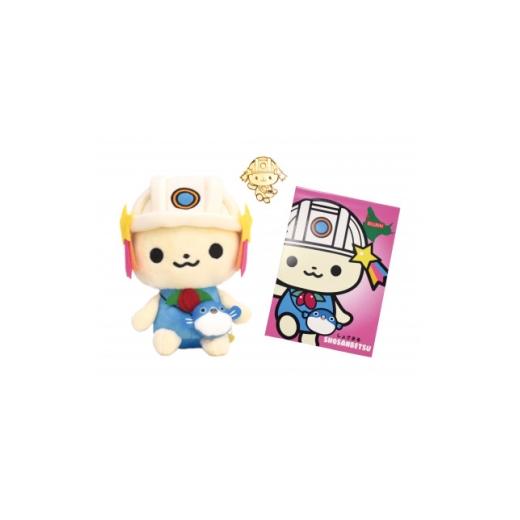 ふるさと納税 雑貨・日用品 ぬいぐるみ 北海道 初山別村 しょさまるグッズ しょさまるぬいぐるみ・しょさまる金のピンバッチ・しょさまるメモ帳 1718443