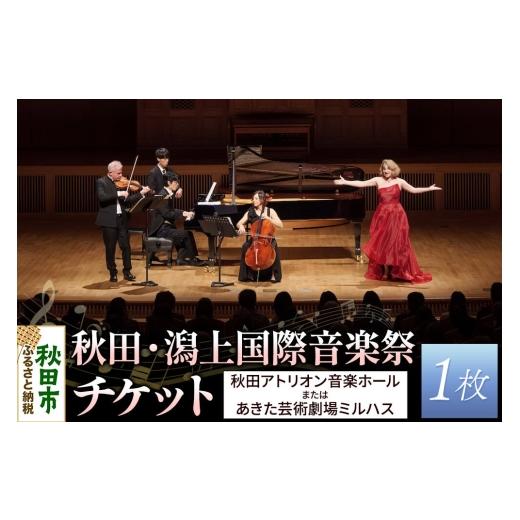 ふるさと納税 入場券・優待券 秋田県 秋田市 秋田・潟上国際音楽祭チケット 1名様分 アキタカタガミ アトリオン あきた芸術劇場ミルハス アトリオン ミルハス …
