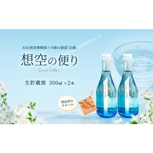 ふるさと納税 日本酒 秋田県 大館市 北鹿 想空の便り 生貯蔵酒 300ml×2本 / 東北 秋田 大館 酒 日本酒 北鹿 ほくしか ホクシカ そらのたより 生貯 …