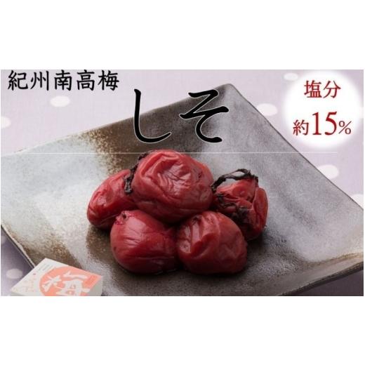 ふるさと納税 加工品等 梅干 和歌山県 みなべ町 紀州南高梅 しそ(塩分約15%) 500g yamada018