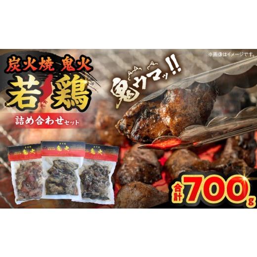 ふるさと納税 鶏肉 焼き鳥 宮崎県 日南市 炭火焼 鬼火 若鶏 詰め合わせ セット 合計700g 肉 鶏肉 チキン 小分け 炭火焼き 鳥 鶏 真空パック 国産 加工品 惣菜 …