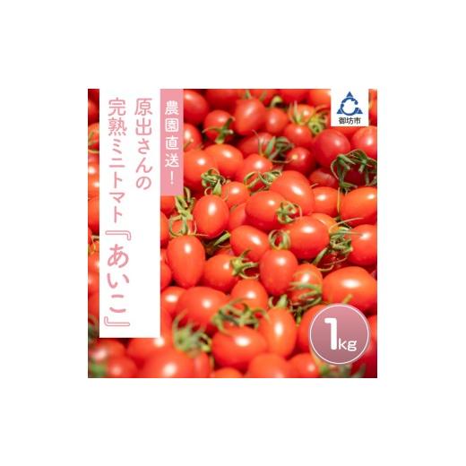 ふるさと納税 トマト ミニトマト 和歌山県 御坊市 農園直送 原出さんの完熟ミニトマト(あいこ)1kg