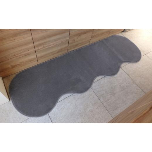 ふるさと納税 雑貨・日用品 インテリア 大阪府 泉佐野市 北欧風キッチンマット ラグマットタイプ 65×210cm ピーナッツ型 スチール 抗菌防臭 SEK 織人しきもの…