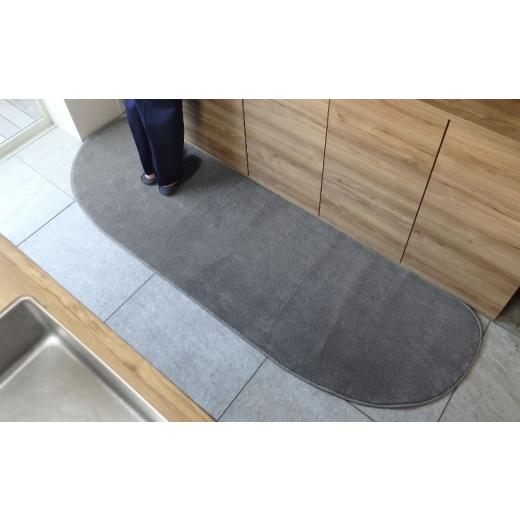 ふるさと納税 雑貨・日用品 インテリア 大阪府 泉佐野市 北欧風キッチンマット ラグマットタイプ 65×210cm ゆりかご型 スチール 抗菌防臭 SEK 織人しきもの屋…