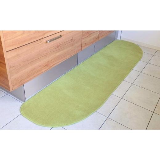 ふるさと納税 雑貨・日用品 インテリア 大阪府 泉佐野市 北欧風キッチンマット ラグマットタイプ 65×210cm ゆりかご型 ピスタチオ 抗菌防臭 SEK 織人しきもの…