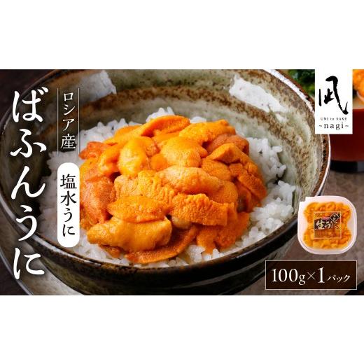 ふるさと納税 ウニ 北海道 札幌市 [ロシア産]バフンウニ 塩水うに100g 札幌カネシン水産 | ばふんうに 生うに 雲丹 北海道 札幌市