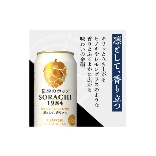 ふるさと納税 ビール 静岡県 焼津市 T0111-1006  定期便6回 サッポロ SORACHI 1984 ソラチ 350ml × 12本の画像