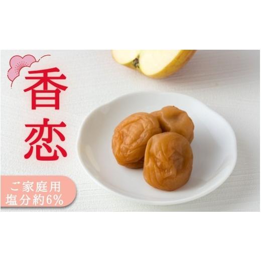 ふるさと納税 加工品等 梅干 和歌山県 みなべ町 ご家庭用梅干し 香恋 500g×2 / みなべ町 梅干 うめぼし ウメ りんご酢 甘い 家庭用 紀州南高梅 南高梅 簡…