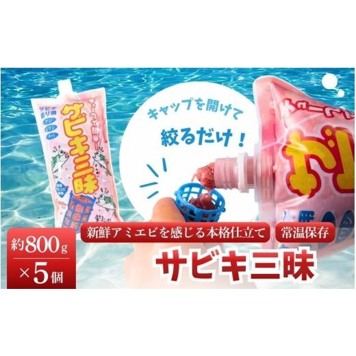ふるさと納税 フィッシング 和歌山県 みなべ町 釣りエサ サビキ三昧 約800g×5個セット みなべ町 釣り餌 集魚餌 つり 生タイプ フィッシング サビキ釣り hm…