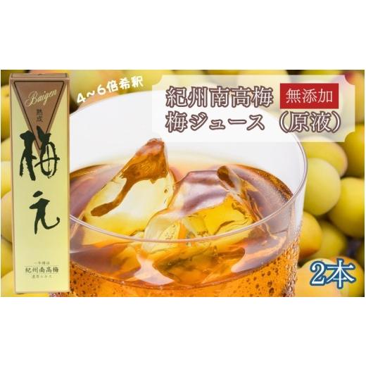 ふるさと納税 飲料類 和歌山県 みなべ町 紀州南高梅 熟成梅元 720ml×2/ 無添加 梅ジュース原液 希釈用 maruni051