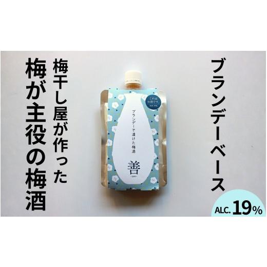 ふるさと納税 お酒 和歌山県 みなべ町 うめよし梅酒 善-ZEN-ブランデーベース 140mlパック×3個/アルコール度数19% maruni055