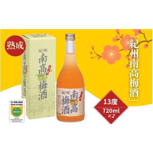 ふるさと納税 お酒 リキュール 和歌山県 みなべ町 紀州南高梅酒 720ml×2本セット 13度 熟成仕込み biou001A