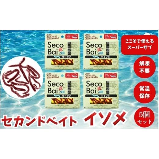 ふるさと納税 フィッシング 和歌山県 みなべ町 釣り 釣りエサ セカンドベイト イソメ 約15g×5個セット