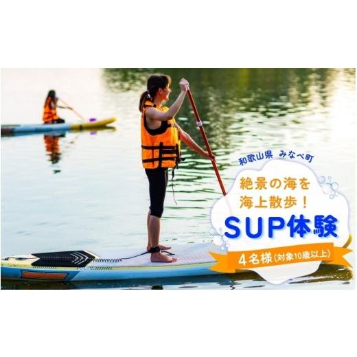 ふるさと納税 スポーツ・アウトドア 和歌山県 みなべ町  SUP 家族や仲間と楽しむ サンマリン SUP体験（4名様） smr003の画像