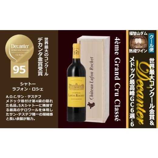 ふるさと納税 ワイン 赤ワイン 福岡県 直方市 FD616 福智山ダム熟成 デカンタ金賞95ポイント 4GC6選-06 ワイン アルコール お酒 酒 赤ワイン 熟成 ワインセラ…