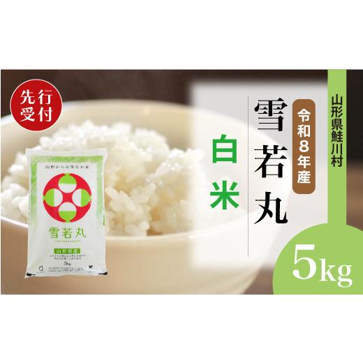 ふるさと納税 米 山形県 鮭川村 令和8年産米先行受付 鮭川村 雪若丸 白米 5kg (5kg×1袋) 配送時期選べます