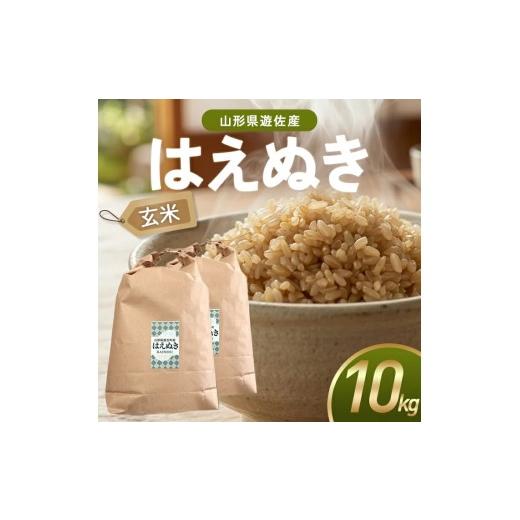 ふるさと納税 米 はえぬき 山形県 遊佐町 はえぬき 玄米 計10kg 5kg×2袋 令和7年産米 山形県遊佐町産 東北 山形県 遊佐町 庄内地方 米 お米 庄内米 ブランド…