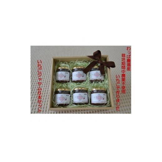 ふるさと納税 ジャム いちご 愛知県 武豊町 栽培期間中農薬不使用いちごジャム6本セット 1714555