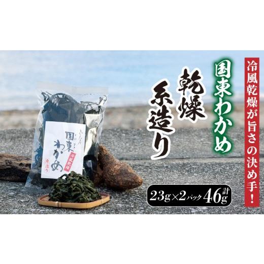 ふるさと納税 のり・海藻 大分県 国東市 冷風乾燥が旨さの決め手 国東わかめ「乾燥糸造り」46g(23g×2袋)_0079N-1 23g×2P(計46g)